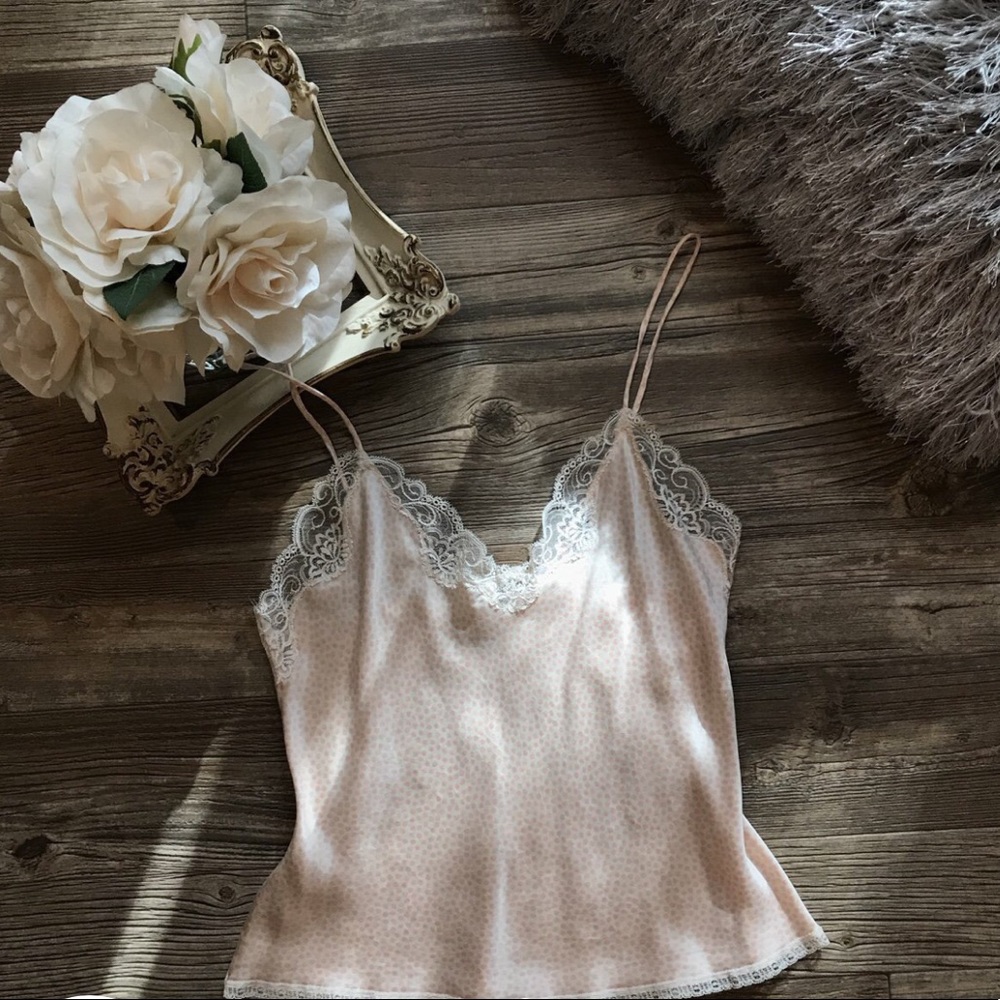 Vintage CHRISTIAN DIOR lingerie silk cami